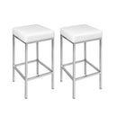 Boxy Barstools (Set of 2) - White