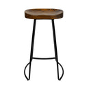 Sedaka 65cm Barstools (Set of 2) - Walnut