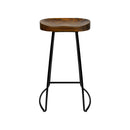 Sedaka 65cm Barstools (Set of 4) - Walnut