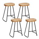 Sedaka 65cm Barstools (Set of 4) - Natural