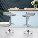 Bruca Fabric Barstools (Set of 2) - Grey
