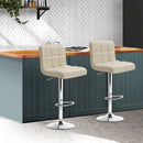Gerano PU Barstools (Set of 2) - Beige