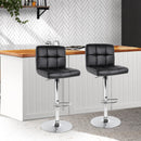 Gerano PU Barstools (Set of 2) - Black.