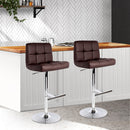 Gerano PU Barstools (Set of 2) - Chocolate