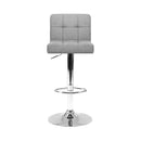 Gerano Fabric Barstools (Set of 2) - Grey.
