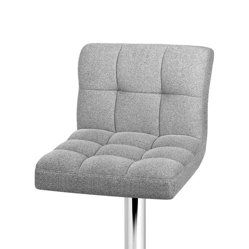 Gerano Fabric Barstools (Set of 2) - Grey.