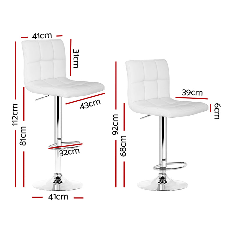 Gerano PU Barstools (Set of 2) - White