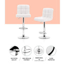 Gerano PU Barstools (Set of 2) - White