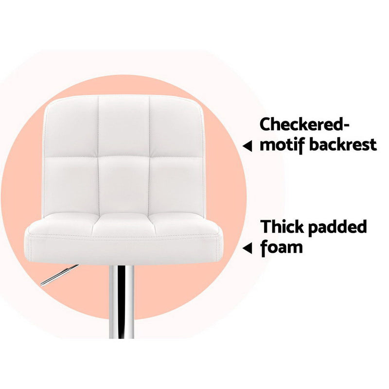 Gerano PU Barstools (Set of 2) - White
