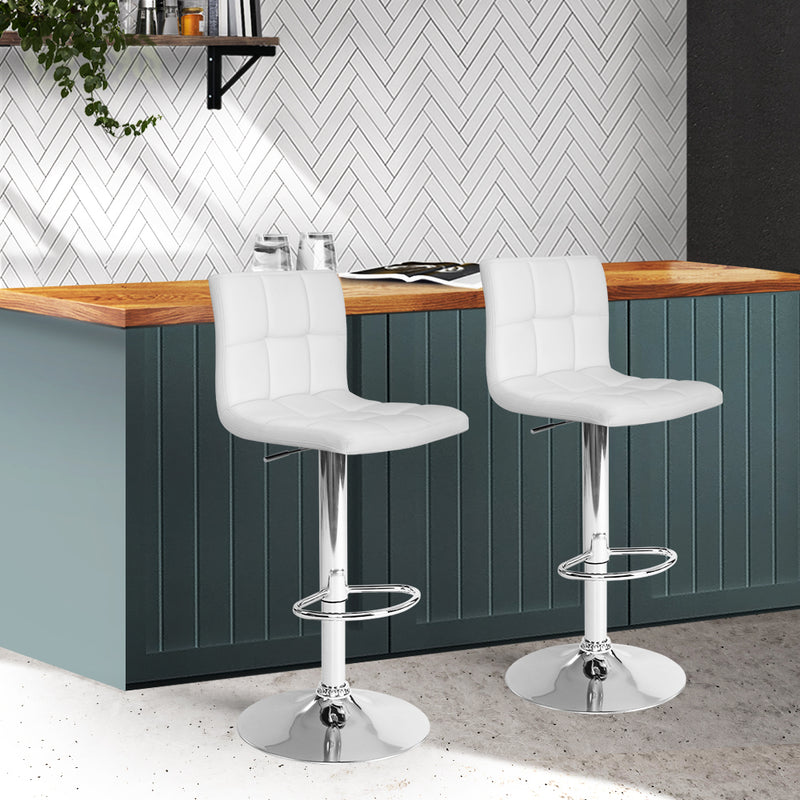 Gerano PU Barstools (Set of 2) - White