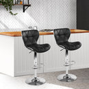 Labatte PU Barstools (Set of 2) - Black