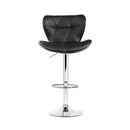 Labatte PU Barstools (Set of 4) - Black