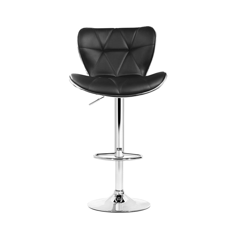 Labatte PU Barstools (Set of 4) - Black