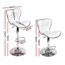 Labatte PU Barstools (Set of 2) - White