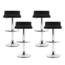 Bertone PU Barstools (Set of 4) - Black