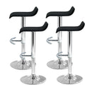 Bertone PU Barstools (Set of 4) - Black