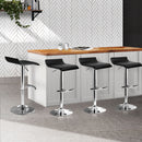 Bertone PU Barstools (Set of 4) - Black