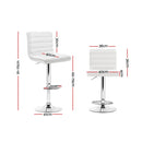 Boisdine PU Barstools (Set of 2) - White.