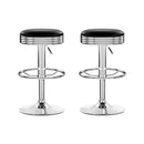 Cesar PU Barstools (Set of 2) - Black