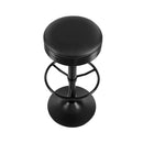 Cesar PU Barstools (Set of 2) - Black Legs