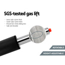 Cesar PU Barstools (Set of 2) - Black Legs