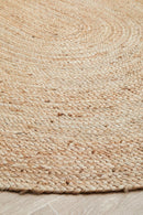Byron Oval Rug - Natural.