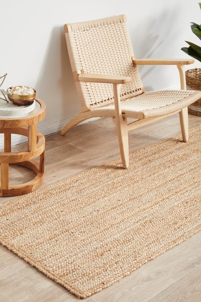 Byron Runner Rug - Natural.