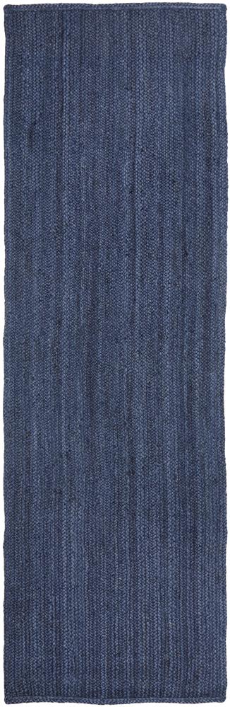 Byron Runner Rug - Navy.