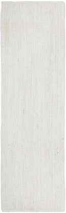 Byron Runner Rug - White.