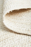 Byron Runner Rug - White.