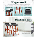 Hay PU Barstools (Set of 2) - Black