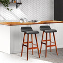 Hay PU Barstools (Set of 2) - Black