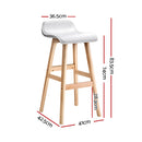 Hay PU Barstools (Set of 2) - White