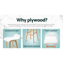 Hay PU Barstools (Set of 2) - White