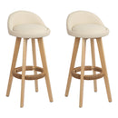 Sutton PU Barstools (Set of 2) - Beige