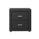 Moda Fabric Bedside - Charcoal