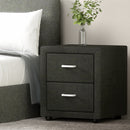 Moda Fabric Bedside - Charcoal