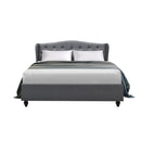 Pierre Double Fabric Bed - Grey