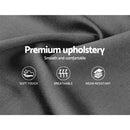 Vakita Double Fabric Bed- Grey