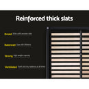 Vakita Queen Fabric Bed- Grey