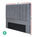 Stanley Velvet King Headboard