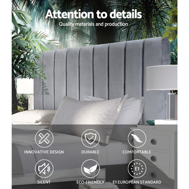 Stanley Velvet King Headboard