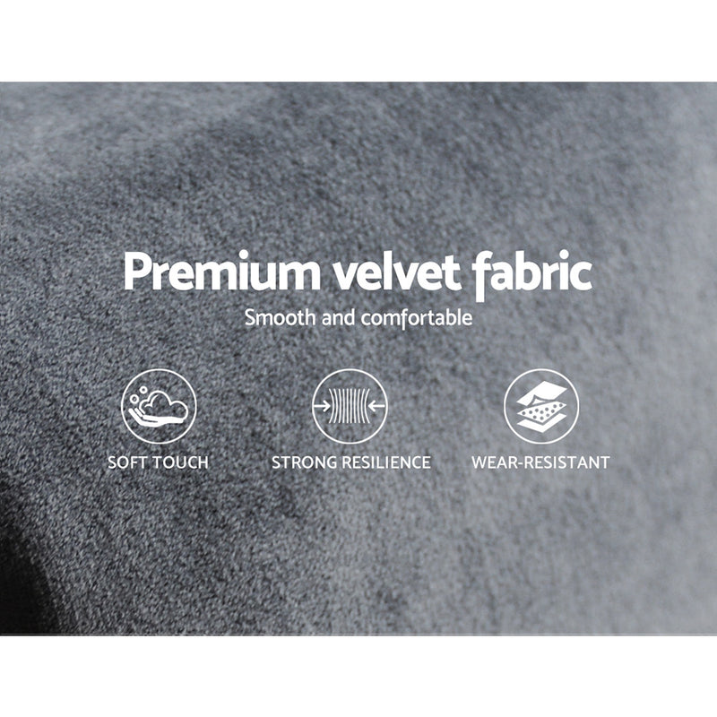 Stanley Velvet King Headboard