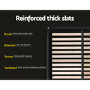 Tiyo Double Fabric Gas Lift Bed