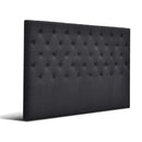 Sara Fabric King Headboard - Charcoal