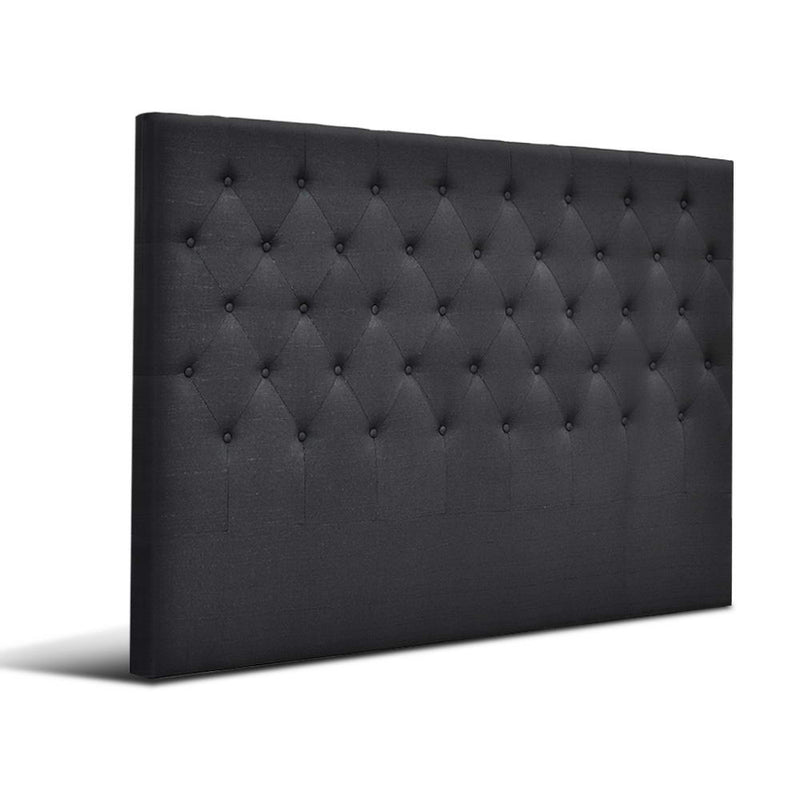 Sara Fabric King Headboard - Charcoal