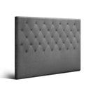 Sara Fabric Queen Headboard - Grey