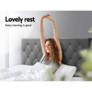 Sara Fabric Queen Headboard - Grey