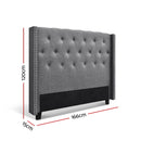 Milano Fabric Queen Headboard