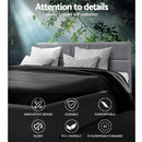 Teeno Queen Fabric Bed - Grey